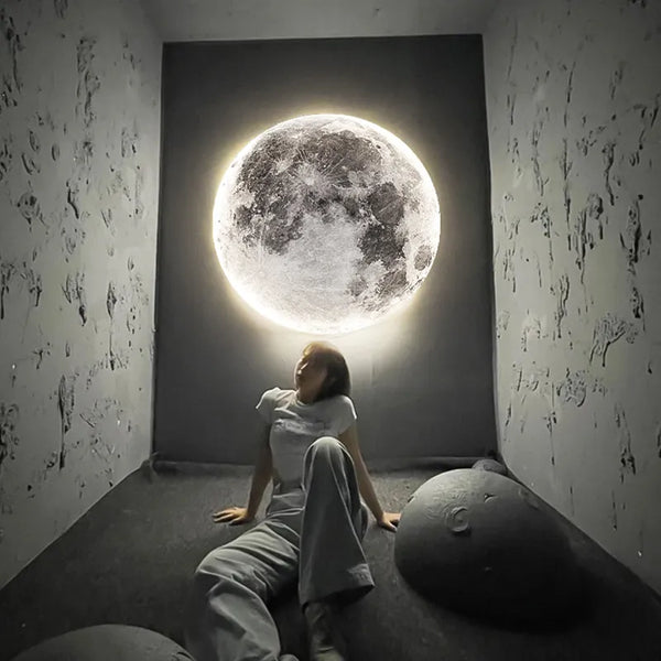 Modern LED Moon Wall Lamp