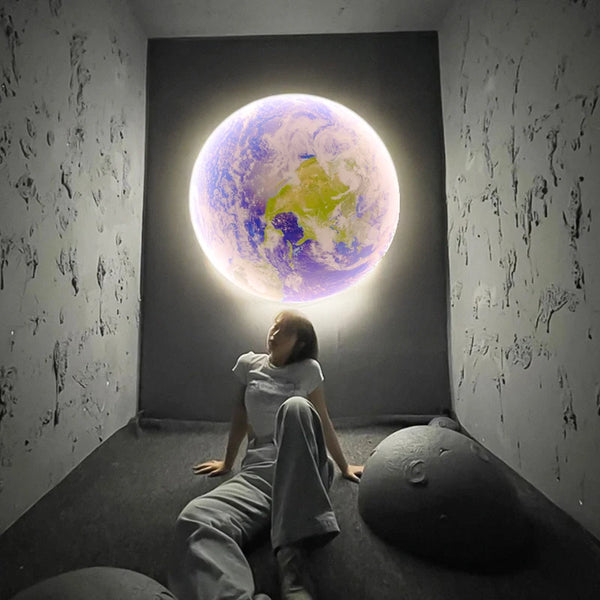Modern LED Moon Wall Lamp