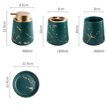 Nordic Matte Bathroom Accessories Set