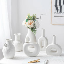 Nordic Ins White Ceramics Vase