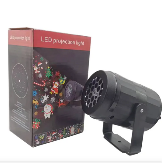 16-Pattern Holiday Projector Lamp — Christmas, Halloween & Ocean