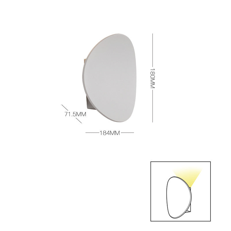 Modern Dimmable Moon Wall Lamp – 60Cm