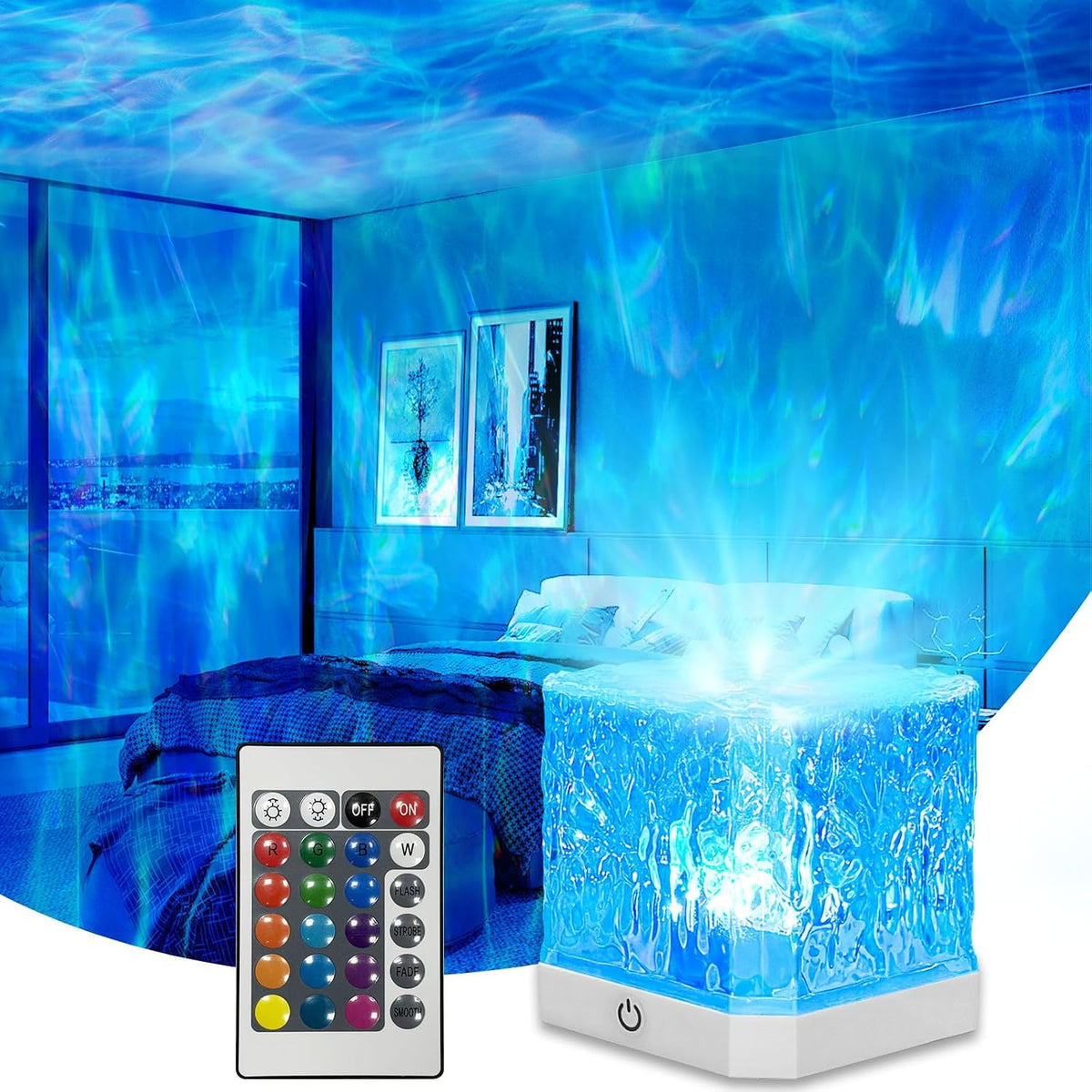 Christmas Magic Sky Ocean Wave Projector