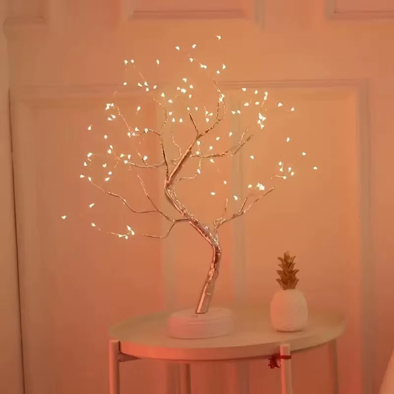 LED Bonsai Tree Light — 20 In, 108 Leds