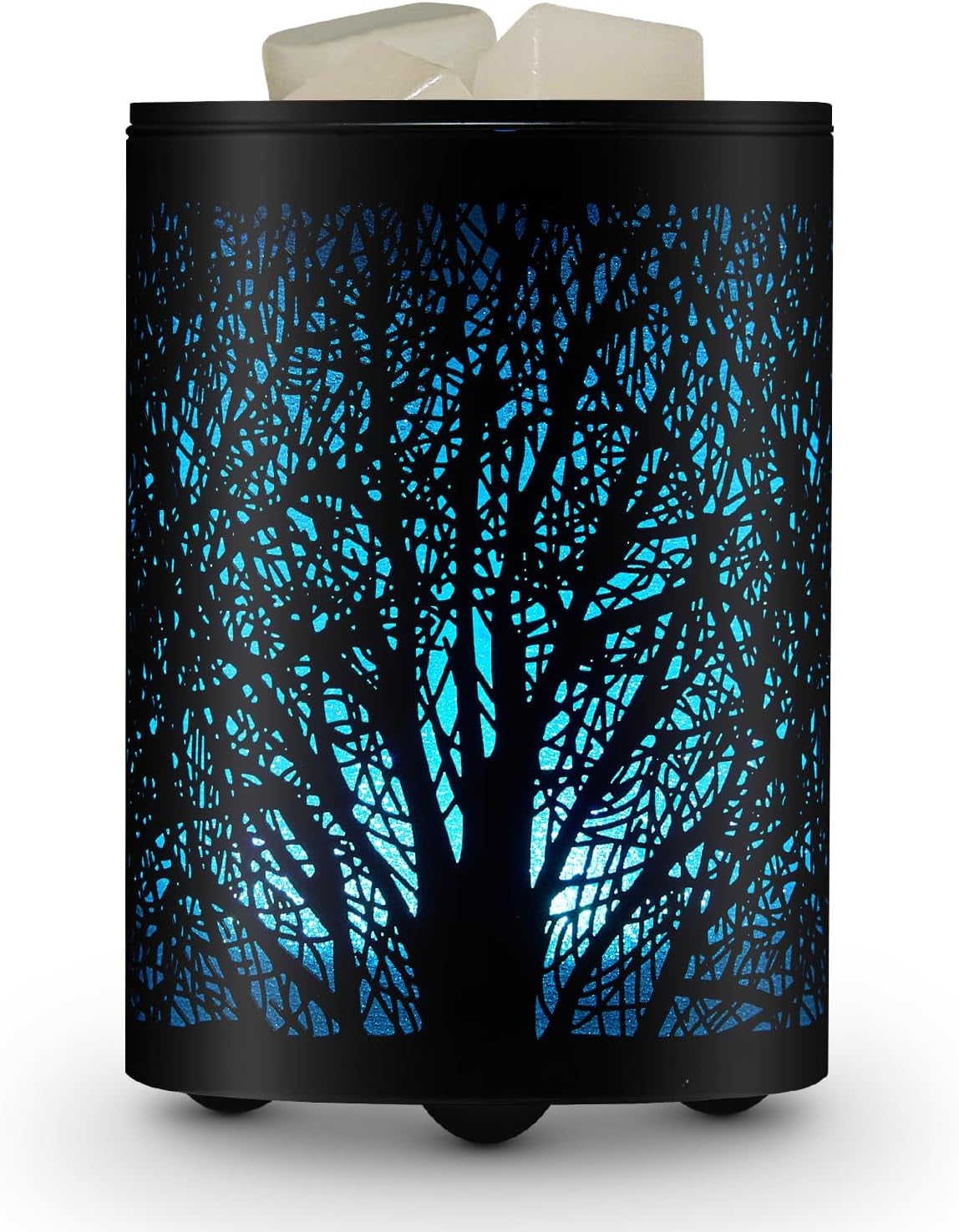 Midnight Forest Wax Warmer — Timer & Color Glow