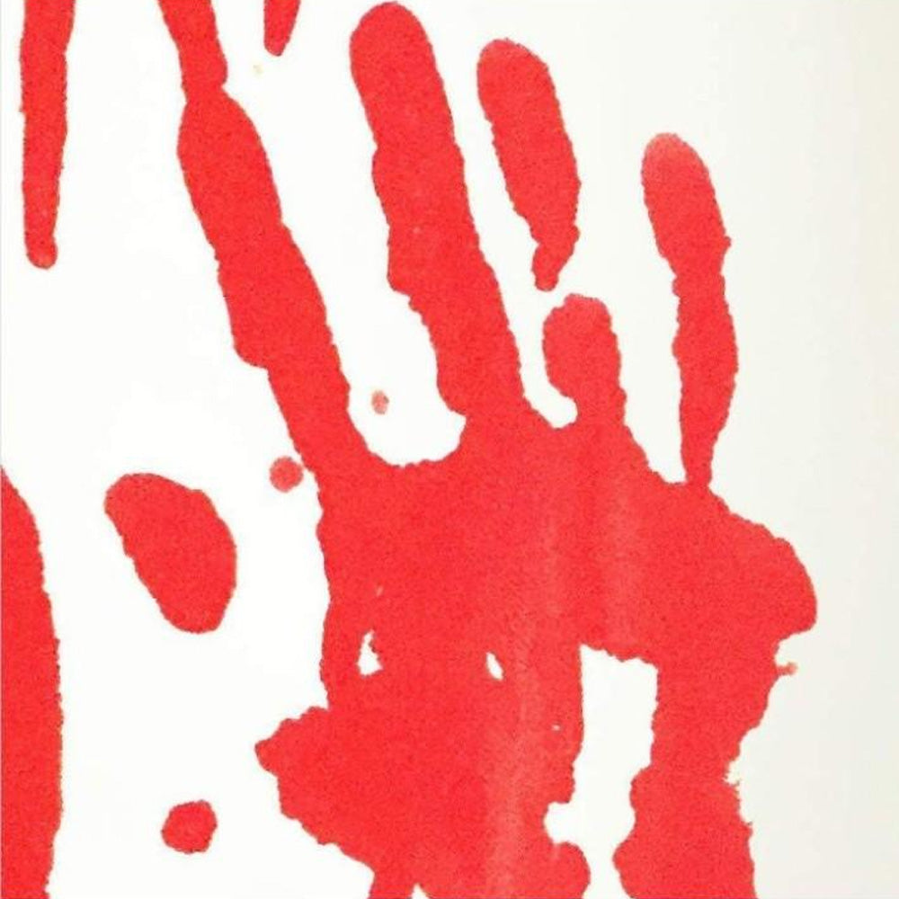 Color Changing Bath Mat with Creepy Blood Prints