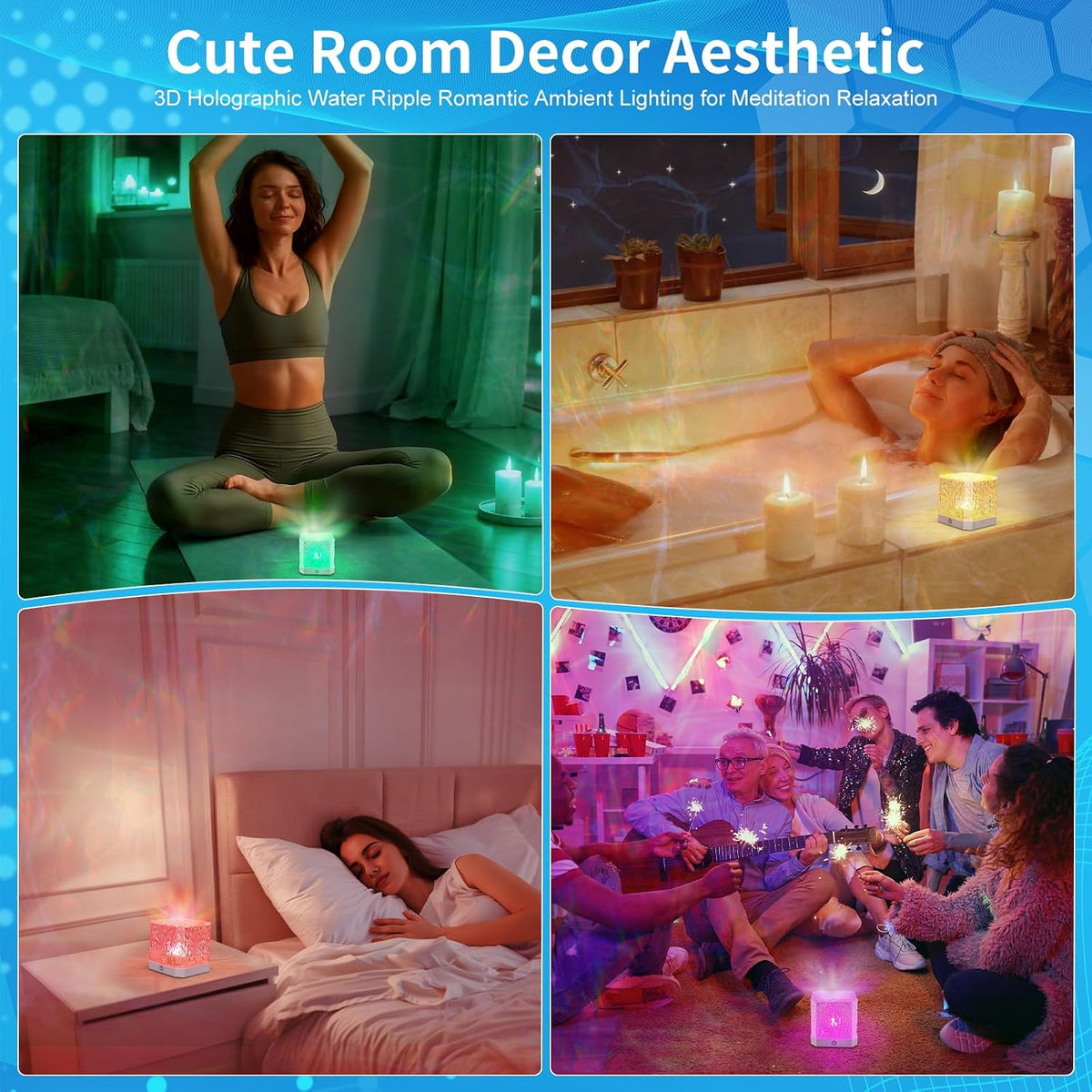 Christmas Magic Sky Ocean Wave Projector