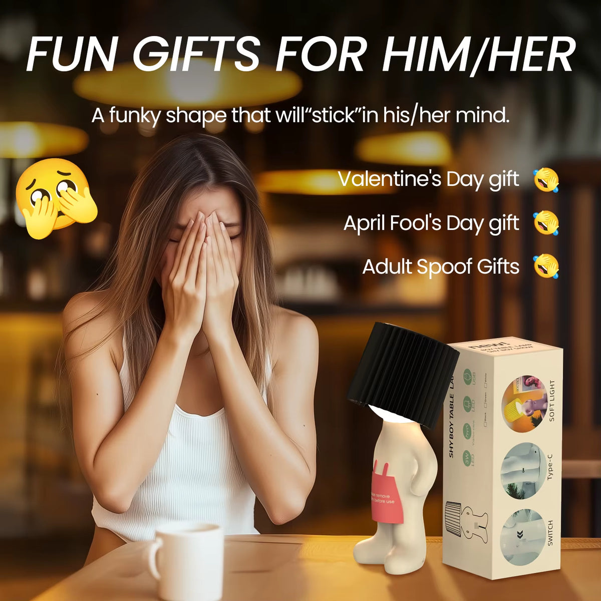Naughty Boy LED Table Lamp