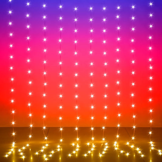 Smart LED Curtain Lights - App & Music Sync
