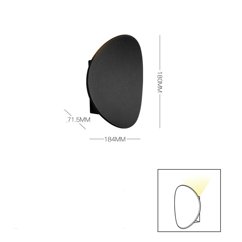 Modern Dimmable Moon Wall Lamp – 60Cm