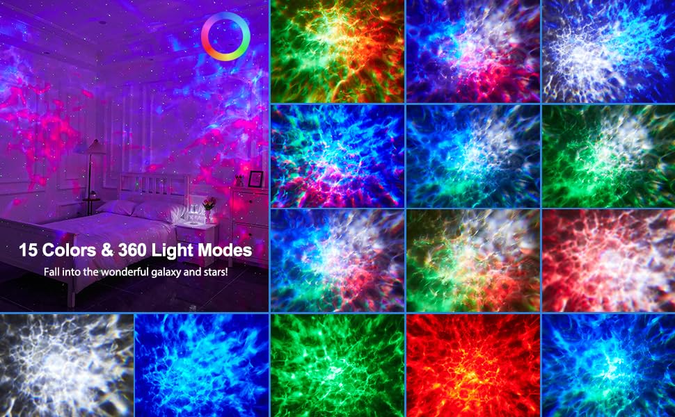 Galaxy projector room ambience effect