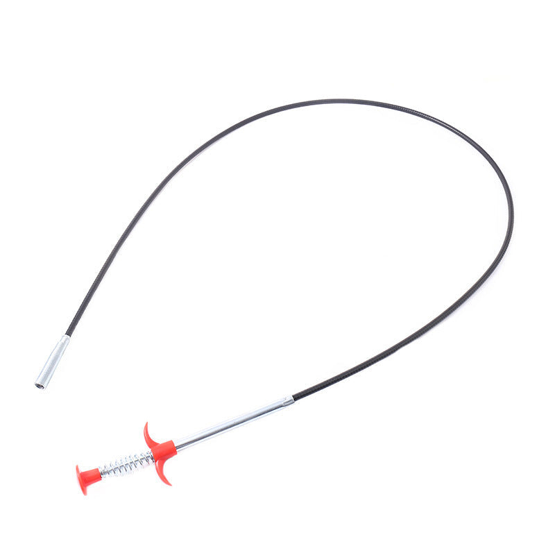 Spring Pipe Dredging Tool — Drain Clog & Hair Remover
