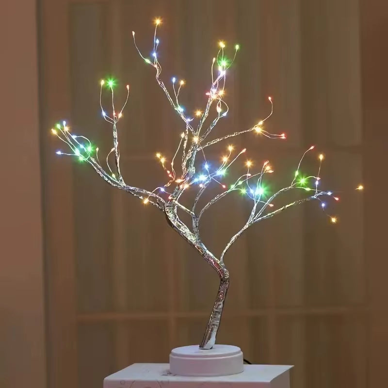 LED Bonsai Tree Light — 20 In, 108 Leds