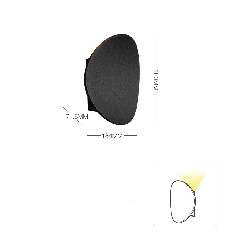 Modern Dimmable Moon Wall Lamp – 60Cm