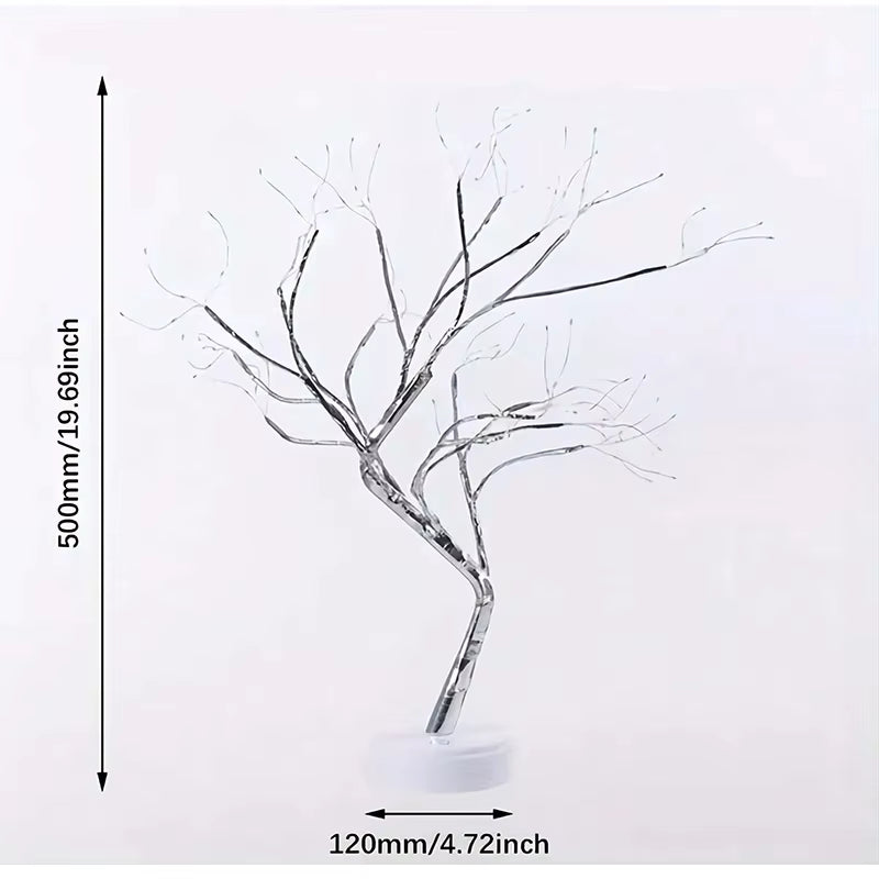 LED Bonsai Tree Light — 20 In, 108 Leds