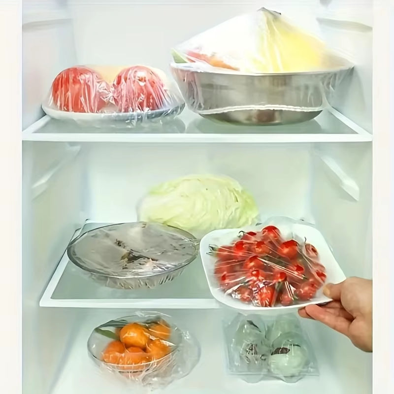 100Pcs Reusable Elastic Food Covers