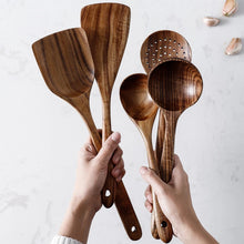 Thailand Teak Wood Tableware Set