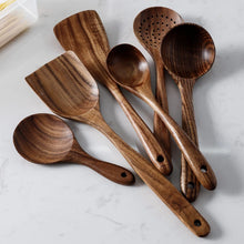 Thailand Teak Wood Tableware Set