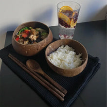 Coconut shell bowl