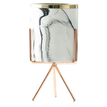Nordic Marble Pattern Ceramic Vase