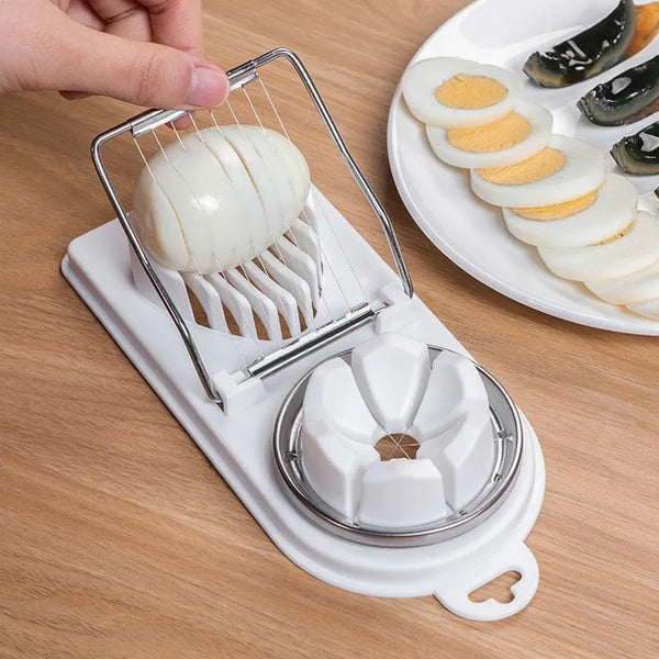 Multifunctional Stainless Steel Egg Slicer