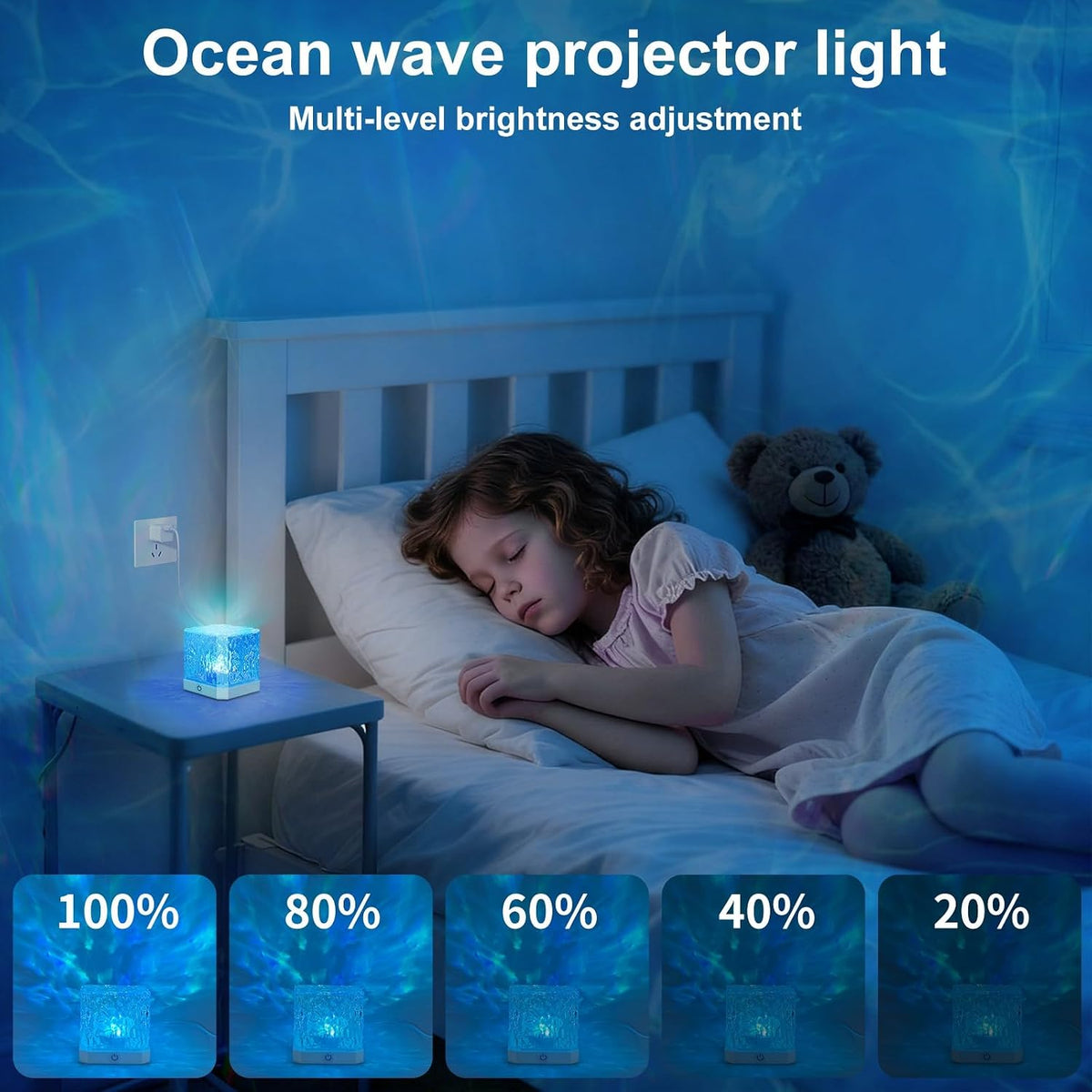 Christmas Magic Sky Ocean Wave Projector