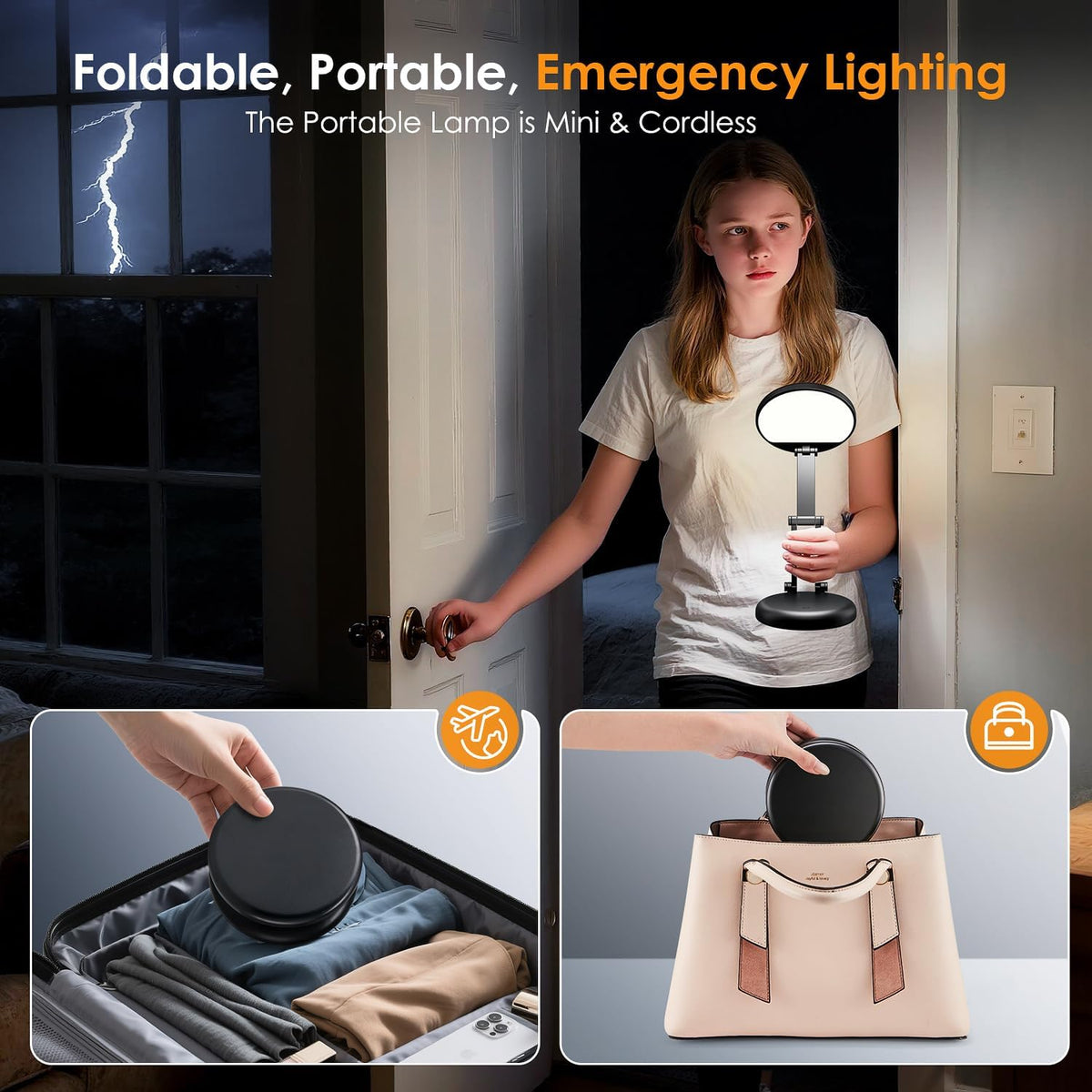 Cordless Lamp, 3600Mah Battery Operated Lamp, Rechargeable Lamp