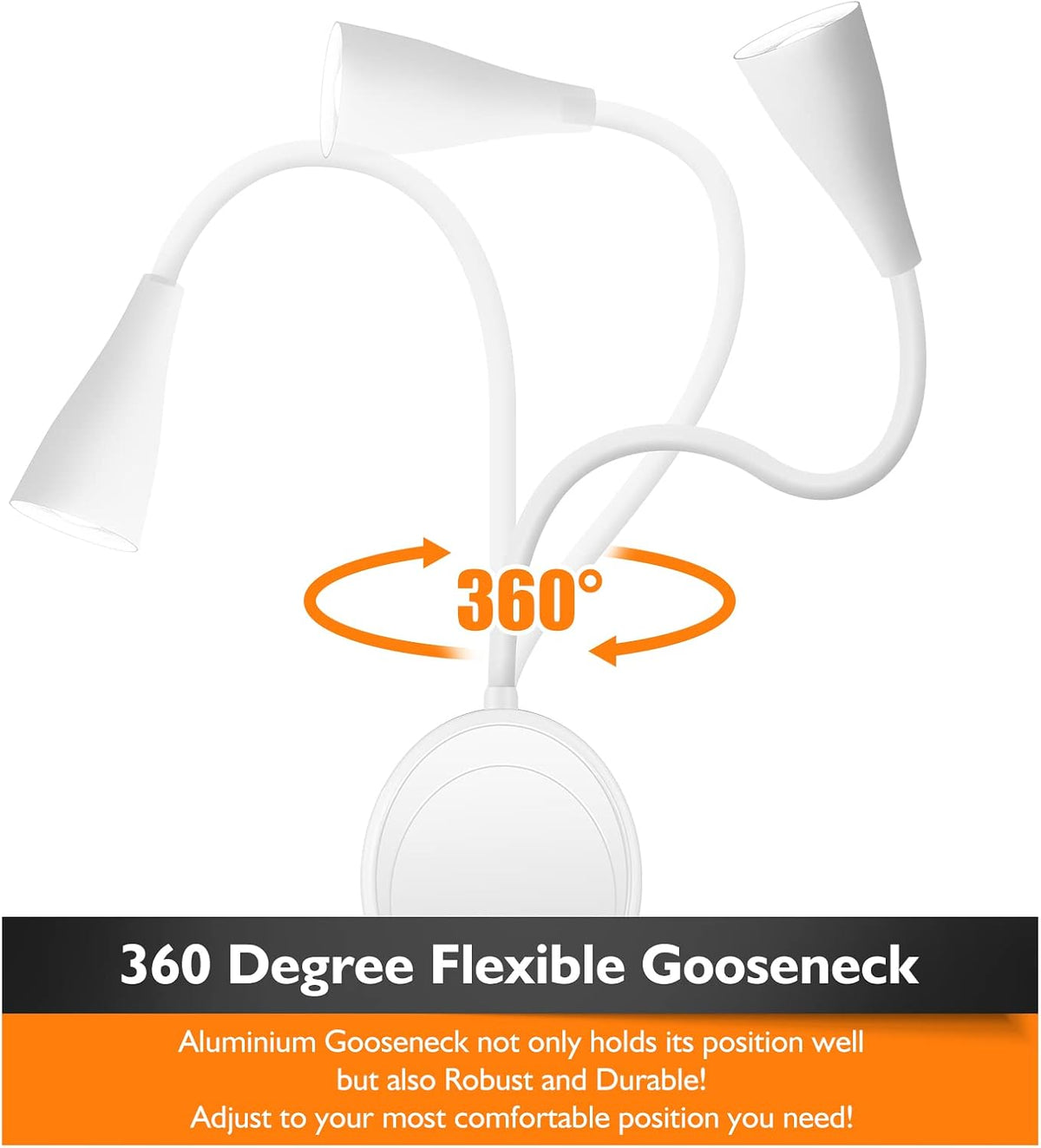 Modern Touch-Control Wall Reading Light