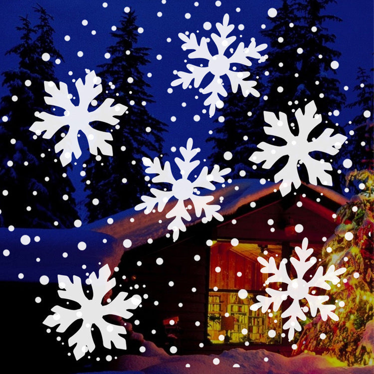 LED Snowflake Christmas Projector — 16 Patterns