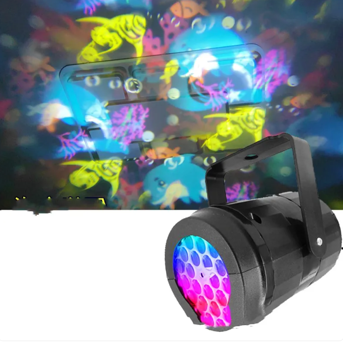 16-Pattern Holiday Projector Lamp — Christmas, Halloween & Ocean