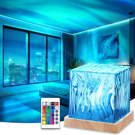 Rechargeable Ocean Wave Mood Lamp - 16 Colors