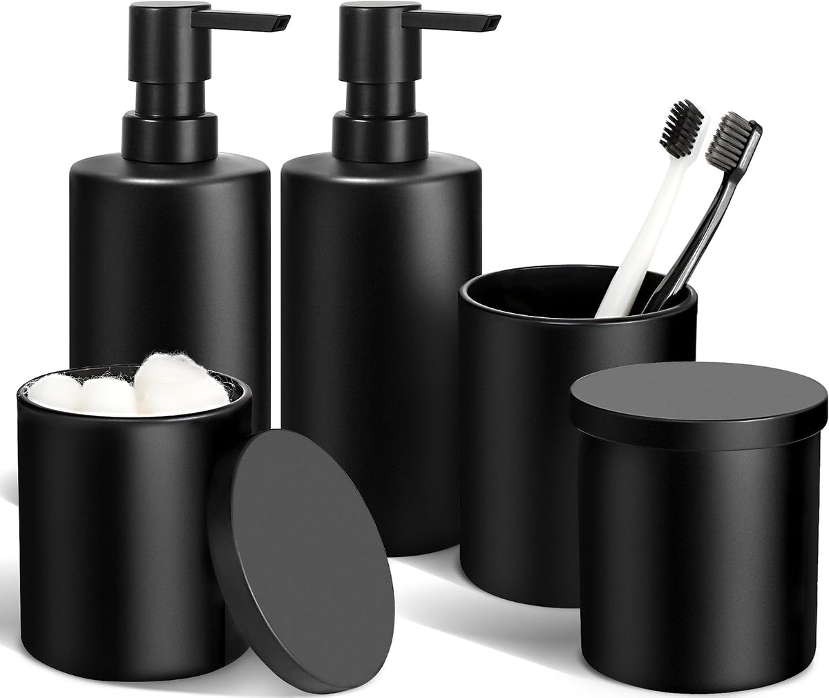 Nordic Matte Bathroom Accessories Set — 5 Piece
