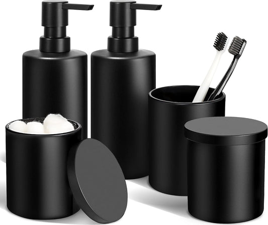Nordic Matte Bathroom Accessories Set — 5 Piece